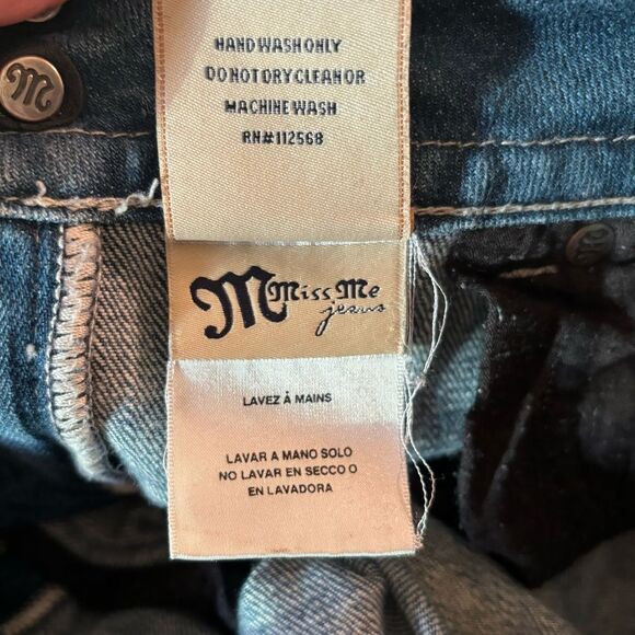 MISS ME STYLE# JP4221R LOW RISE BOOT CUT WOMEN'S BLUE JEANS SIZE 27 - Picture 15 of 16